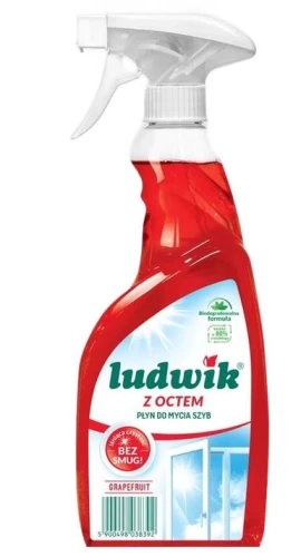 Płyn do szyb 0,6L i glazury GRAPEFRUIT LUDWIK