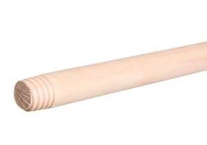 Trzon DREWNIANY do grabi, szczotek, mioteł 120cm Z GWINTEM ŁAGUZ