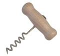 Korkociąg do wina 8,5cm metalowy drewniana rączka otwieracz Laserwood