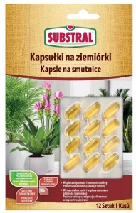 Kapsułki na ziemiórki 12szt Substral ochronne ziołowe do roślin w doniczce