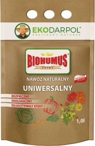Biohumus sypki 1L nawóz uniwersalny dżdżownice kalifornijskie Ekodarpol