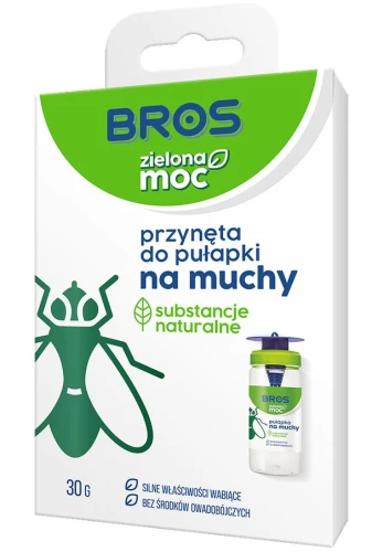 Przynęta na muchy Bros Zielona Moc pułapka wsad wabiący naturalny bez chemii