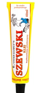 Klej do skóry 40ml skóra guma metal drewno kaletniczy szewski profesjonalny