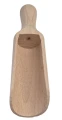 Czerpak do przypraw 14cm szufla drewniana bukowa łyżka do ziół soli sypkich