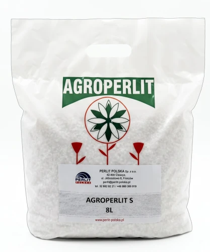 Perlit ogrodniczy 8L EP 600 - AGRO G Agroperlit spulchniacz podłoża do roślin ziemi