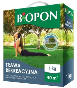Trawa rekreacyjna 1kg Bopon mieszanka gazonowa nasiona odporna gęsta darń