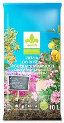 Ziemia do cytrusów 10L Kronen śródziemnomorska lawenda oleander pumeks żwir