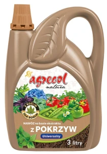Nawóz z pokrzywy 3L uniwersalny Agrecol płynny ekstrakt podłoże ogród