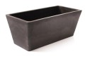 Doniczka prostokątna z kompozytu  Eco BRĄZOWA 45x16cm GSU45.BR