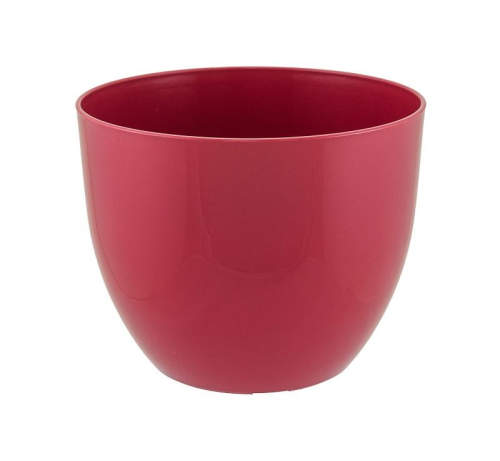 Doniczka Orchidea 15cm BORDOWA z Połyskiem