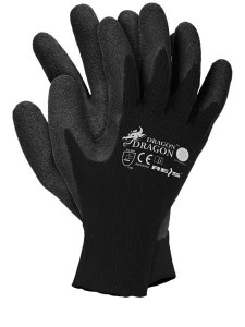 Rękawice robocze RDR Dragon czarne 10 (XL)