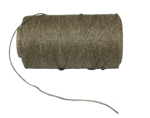 Sznurek szary cienki dratwa uniwersalny 100g
