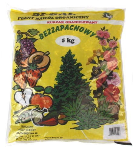 Obornik kurzy drobny granulat NATURALNY BI-GAL 5kg