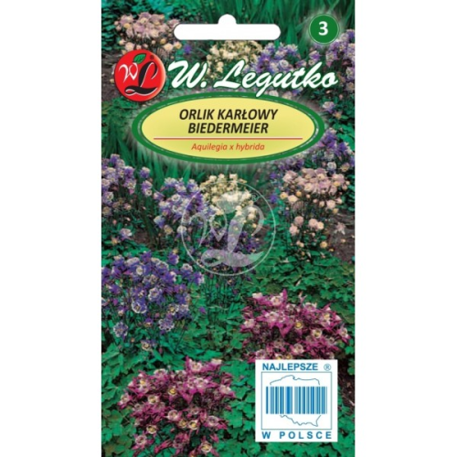 Orlik Biedermeier Mix kolorów karłowy LEGUTKO