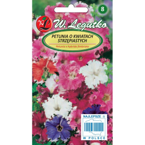 Petunia o kwiatach strzępiastych Mix LEGUTKO