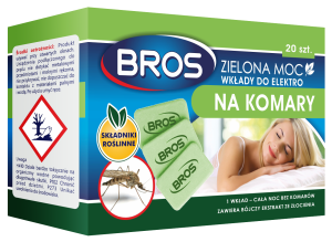 Wkłady do elektro Zielona Moc na komary 20szt