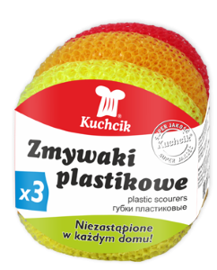 Zmywaki plastikowe KUCHCIK 3szt