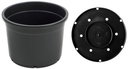 Doniczka produkcyjna, rozsadowa CZARNA 46cm LSR 45L