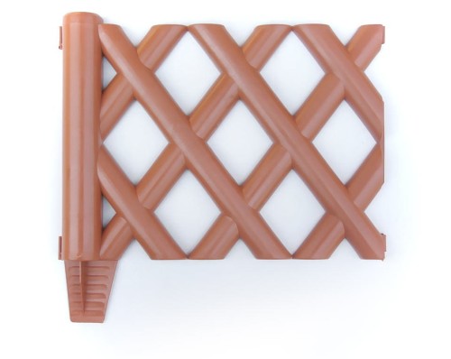 Płotek MYŚLIWSKI plastikowy TERAKOTA 3,6m