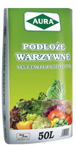 Podłoże warzywne z piaskiem AURA 50L do warzyw