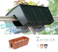 Skrzynka balkonowa CROWN doniczka Antracyt PROSPERPLAST 40cm