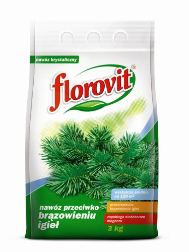 Nawóz granulowany przeciw Brązowieniu Igieł FLOROVIT 3kg