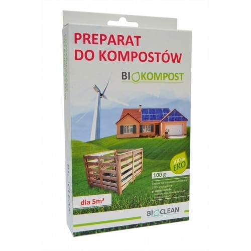 BIOKOMPOST Preparat do kompostów EKO 100% BIOLEAN 100g