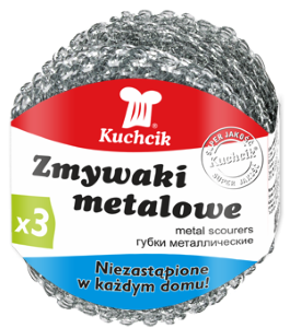 Zmywaki metalowe KUCHCIK 3szt