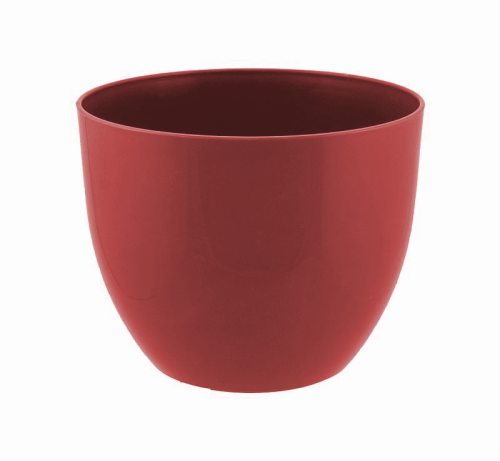 Doniczka Orchidea BORDOWA z połyskiem 20cm