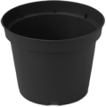 Doniczka produkcyjna, rozsadowa CZARNA 11cm PBN 0,45L