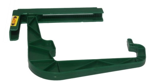 Uchwyt REGULOWANY do skrzynek balkonowych ZIELONY 1szt