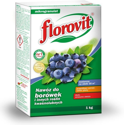 Nawóz do Borówek GRANULAT 1kg FLOROVIT