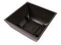 Doniczka MISA kwadratowa z kompozytu Eco BRĄZOWA 25,5x12,7cm GSWFD25.BR