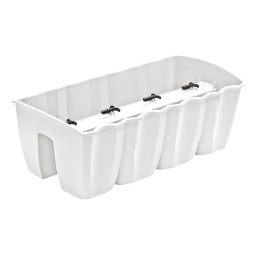 Skrzynka balkonowa CROWN doniczka Biała PROSPERPLAST 60cm