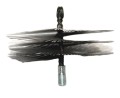 Szczotka kominowa z BLASZEK spiralna 200mm