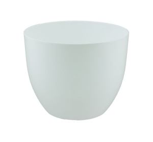 Doniczka Orchidea 12cm BIAŁA z Połyskiem