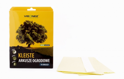 Kleiste arkusze ogrodowe Owadobójcze VIGONEZ ECO 10szt
