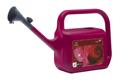 Konewka TRAPEZIUM Wiśnia ergonomiczna DOMELO 14L