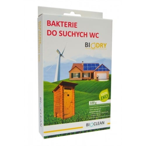 BIODRY Bakterie do suchych WC 100% Eko BIOCLEAN 100g