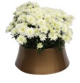 Doniczka Cmentarna z połyskiem ZŁOTA 22cm
