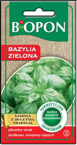 Bazylia zielona - zioła BIOPON