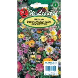 Mieszanka średniowysokich roślin jednorocznych LEGUTKO