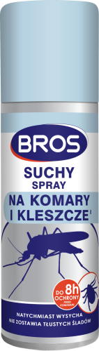 Suchy spray na komary i kleszcze BROS