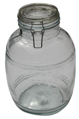 Słoik hermetyczny z napisem 4,4L