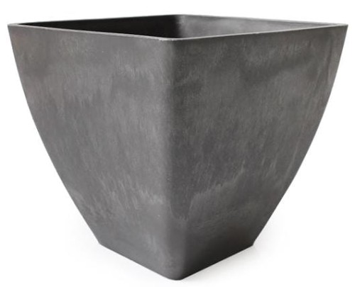 Donica kwadratowa z kompozytu Eco 30x28cm SZARA GSFB30.SZ