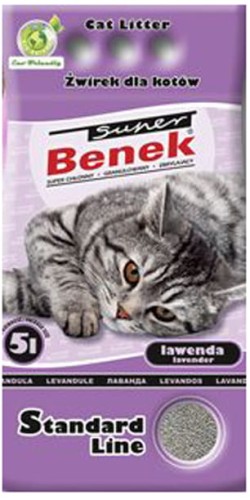 Żwirek Super Benek LAWENDA 5L
