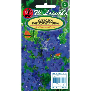 Ostróżka wielkokwiatowa Niebieska LEGUTKO