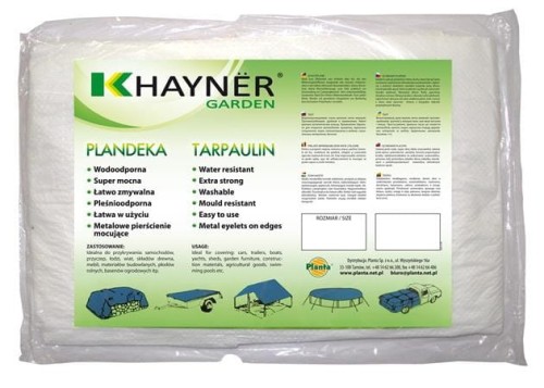 Plandeka biała KHAYNER 50g/m2 2x3 m